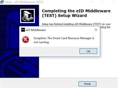 [Solved] Exception: The Smart Card Resource Manager is not run